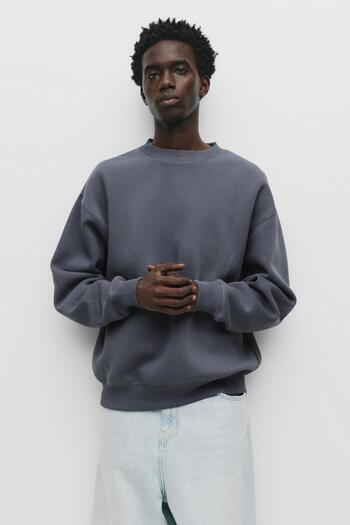 Pull & Bear Basic round neck sweatshirt