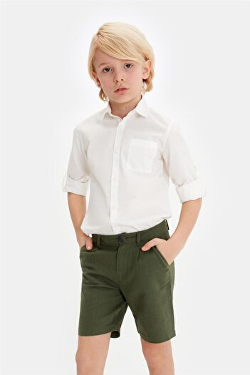 Nebbati Boy Khaki Shorts