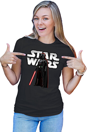 OEM Tricou dama Star Wars Darth Vader Laser Jedy Action Anakin