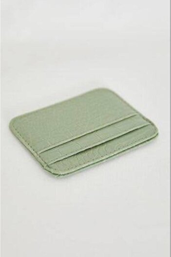 mlio Women's Green Croco Synthetic Leather, 4 Card Holders and Coin Compartment, Card Holder