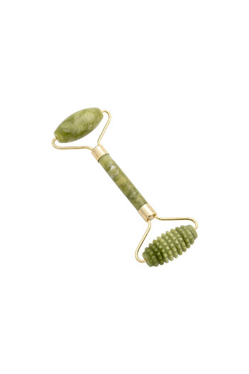 Total Pro Beauty Facial Massage Roller with 2 Jade Stones
