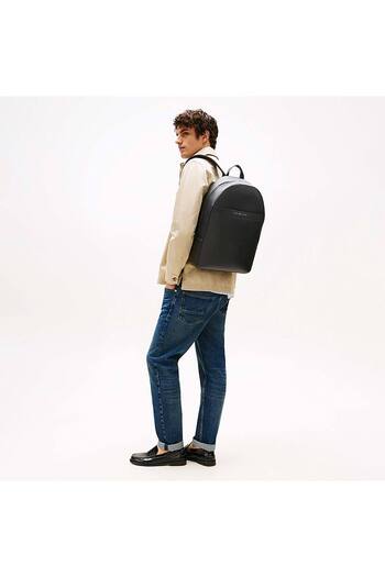 Tommy Hilfiger Erkek TH CORP BACKPACK Sırt Çantası SİYAH-OS