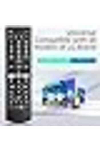 The Bros Universal Remote for LG LCD/LED/Smart TVs with Netflix & Prime Video Buttons (Black A)