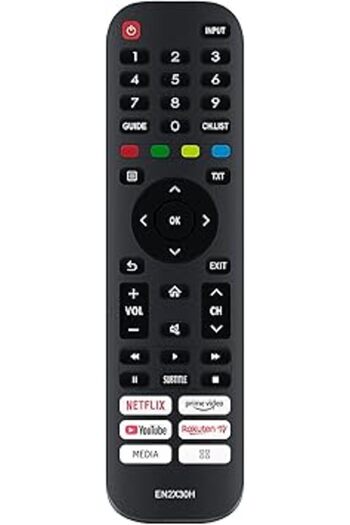 The Bros EN2X30H Remote for Hisense TV 40A5620F 40A5600F 32A5600F 32A5620F A20251K