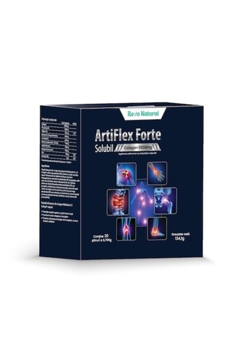 Revo Natural Premium food supplement Arti Flex Forte, Collagen 5000 mg, 20 sachets, Revo