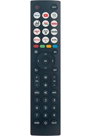 The Bros ERF2L36 Voice Remote Replacement for Hisense Smart TV ERF2L36-0011 75A6K