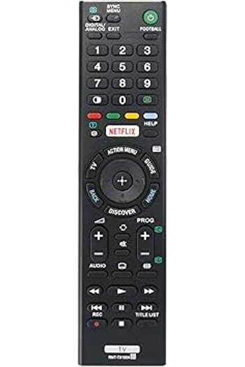 The Bros RMT-TX100A Remote for Sony Bravia TV KD-65X8500C KD-75X9400C KD-55X9300C & More