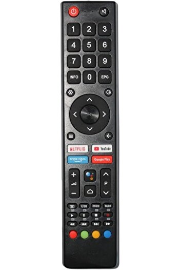 The Bros Nate Wansa Smart TV Remote Control, Black