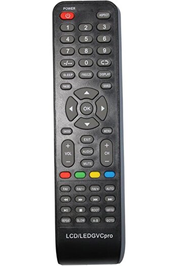 The Bros Backlit LED TV Remote Control for GVC PRO Brand, LCD Display