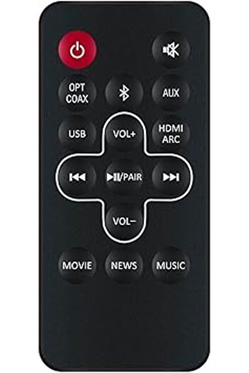 The Bros EN201A2H Remote for Hisense 2.0 Channel Soundbar HS201C1 Home Theater System
