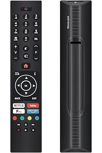 The Bros Remote for JVC Bush Digihome Luxor Polaroid Techwood Vestel TV with Netflix Prime YouTube