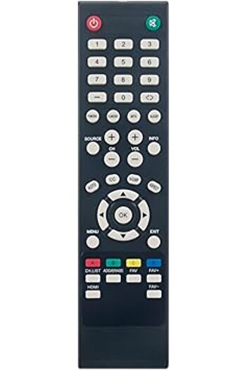 The Bros 845-045-03B01 Replacement Remote for SEIKI TVs SE22HY01, SE241TS, SE391TS, SE50FY33 & more