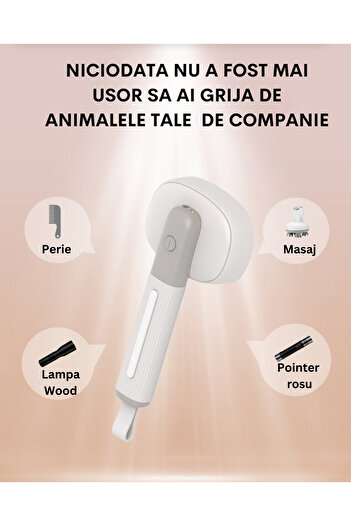 OEM Perie profesionala 4in1 pentru animalelor de companie, ingrijirea blanii, autocuratare functie masaj