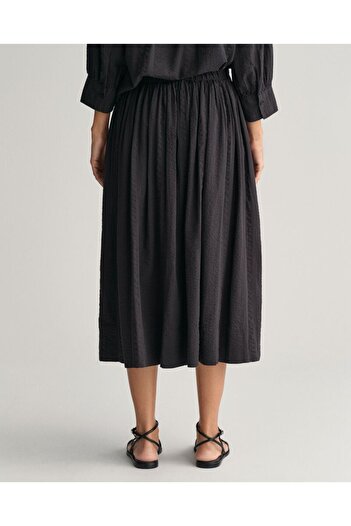 Gant Seersucker Striped Pull-On Skirt