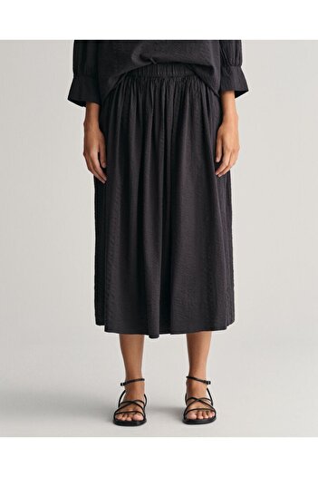 Gant Seersucker Striped Pull-On Skirt