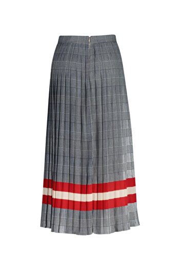 Gant Check Print Pleated Skirt