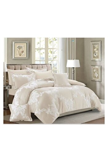 smart home Double bed sheet set, double-sided system, 8-piece bed sheet, filling (350 g/m²), 240x260cm