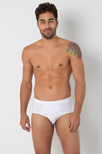 Doremi 100% Natural Cotton Comfortable Combed Cotton Men's Classic Slip Briefs