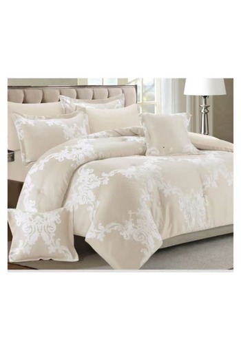 smart home Double bed sheet set, double-sided system, 8-piece bed sheet, filling (350 g/m²), 240x260cm