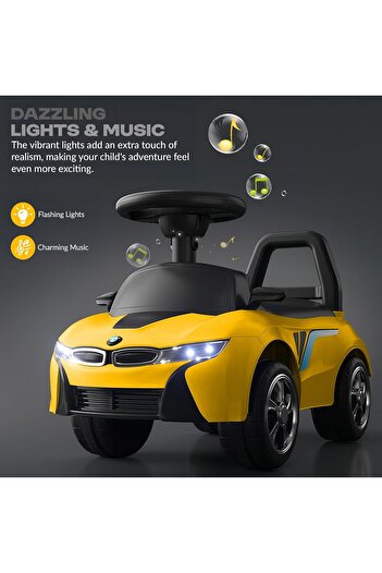 rexa Ride-On Push Car for Kids – Toddler Car with Horn, Storage & High Backrest