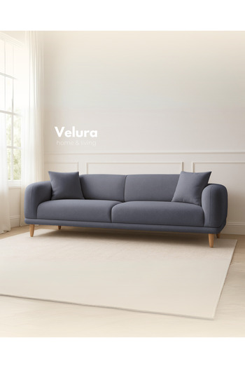 Velura Home & Living Lara Üçlü Koltuk & 3 ' lü Kanepe - Mavi
