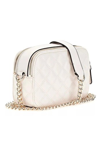 Guess Women White Spark Mıcro Mını-Off Shoulder Bag