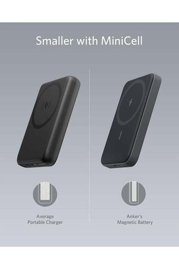 GENERAL Anker MagGo Portable Magnetic Wireless Charger with 5000mAh Battery and Foldable USB-C Port
