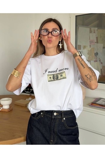 sole stories Premium Oversize κοντομάνικο μπλουζάκι με στάμπα