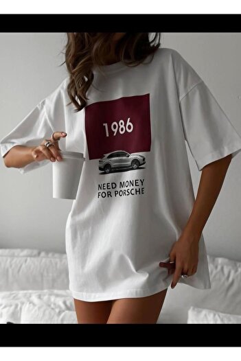 sole stories Premium Oversize κοντομάνικο μπλουζάκι με στάμπα