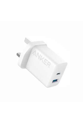 Anker Dual-port charger, USB-C and USB-A charger, 20W charger