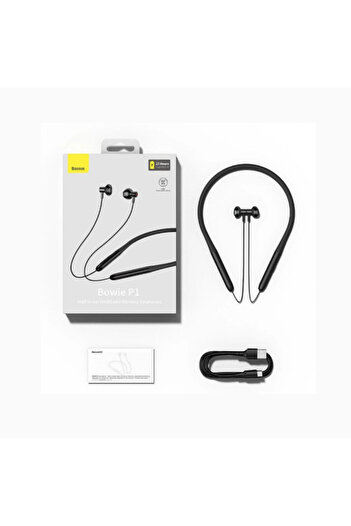 Baseus Magnetic Neckband Headphones - Comfortable Design, High-Quality Sound, Bluetooth