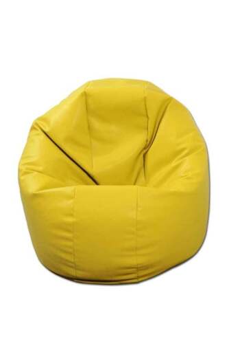 Pufrelax Fotoliu Relaxo, Material Piele ecologica - Galben
