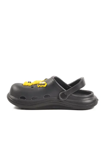 WALKWAY 303 F Children's Black Sabo Slippers