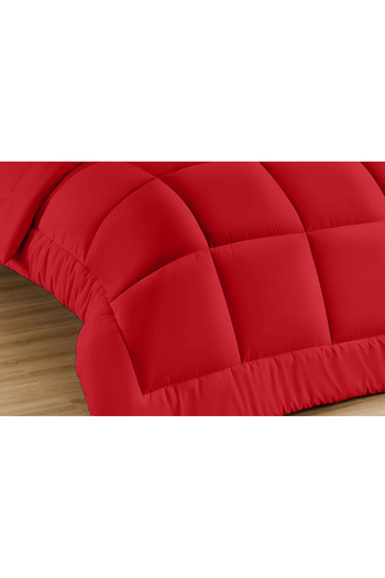 Five Store Quilted quilt with wool, covered with Ranforce cotton for winter, 400 g/sqm, red, 180x210 cm