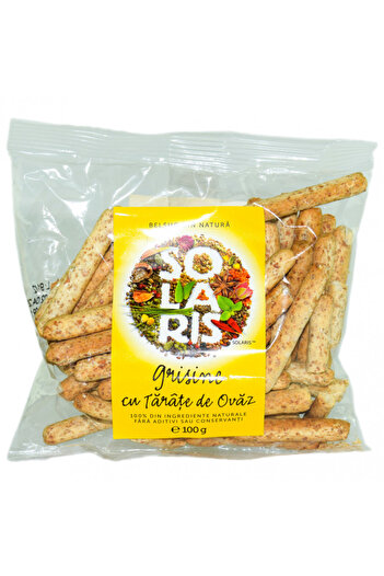 SOLARIS GRISINE WHOLEWHEAT FLOUR AND OAT BRAN 100gr