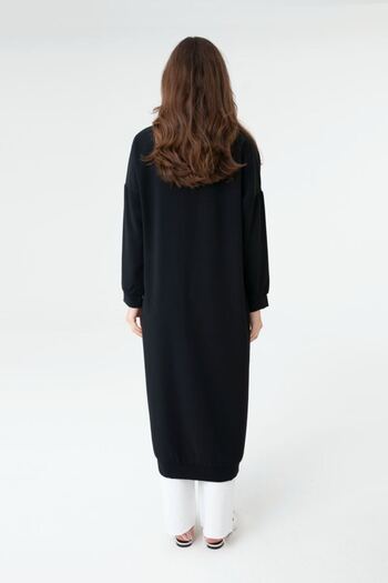 Puane Women's Long Buttoned Tunic Cardigan