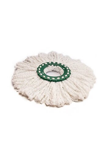 flores Replacement for Rotating Mop, Cotton, White, 160 mm Support