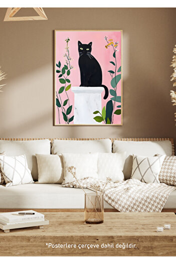 One Little Happiness Table Aesthetic Wall Painting, Frameless Painting