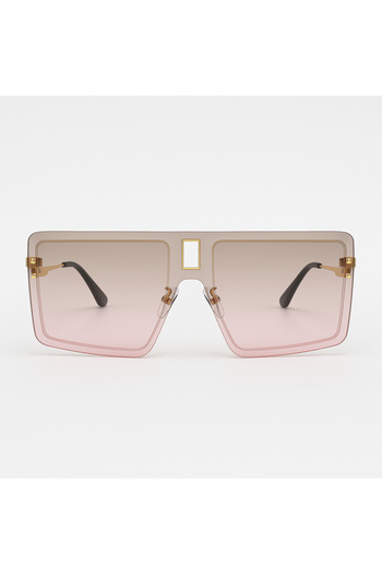 Toz Vintage Zarune Pink Gradient Vintage & Retro Unisex Sunglasses