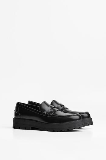 Bershka Chunky sole loafers
