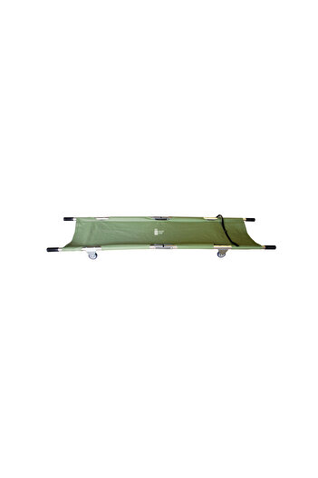 Stutenham FZE Foldable Stretcher (Green w/ wheels)