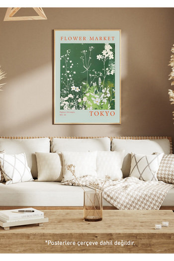 One Little Happiness Table Aesthetic Wall Painting, Frameless Painting