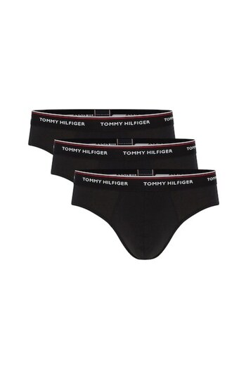 Tommy Hilfiger - Set of Men's Briefs - 3 Pairs, Black/White/Red, Size L