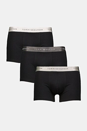 Tommy Hilfiger , Set de boxeri cu banda logo in talie - 3 perechi, Negru, XL