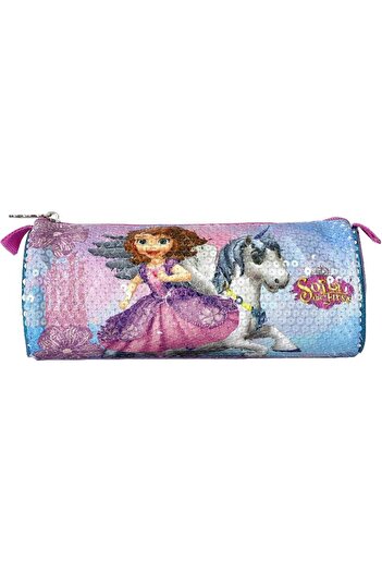 Disney Sofia The First Soft Pencil Case Pink/Purple