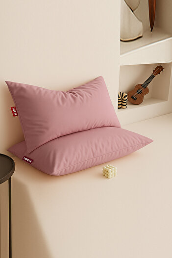 İQON |   Mix & Match |   Plain |   Ranforce Set of 2 Pillowcases Rose Dry