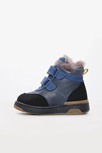 FAST STEP Γνήσιο δέρμα και γούνα Unisex Παιδικά Κλασικά Μποτάκια 157KXA2715