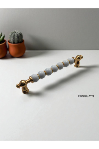 DKSDİZAYN Azra Beaded 1St Grade Heavy Metal Handle Furniture Drawer Kitchen Cabinet Handle Handles Premium Quality