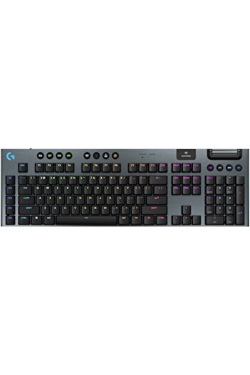 logitech Tastatură mecanică de gaming G915 X LIGHTSPEED, Clicky, profil redus, wireless, neagră