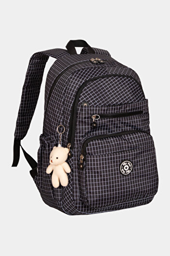 Miracle My Polo Durable Unisex School Backpack with Crinkil Toy